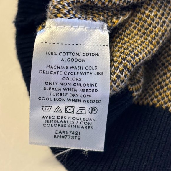 Ann Taylor Plaid Sweater Retro Style Size Small - Picture 6 of 6